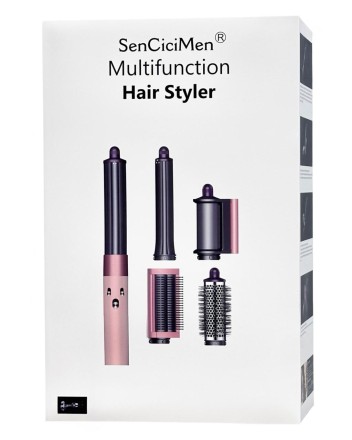  Мультистайлер SenCiciMen X9 EU( европейской вилкой) Насадок 4шт розовое золото