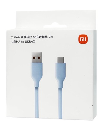  Usb Кабель-зарядка Xiaomi USB на Type-C 6A 2м BHR9282CN синий