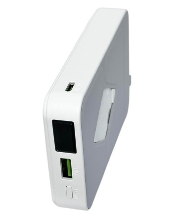  Powerbank с беспроводной зарядкой Keephone PB-15 10000mAh 1USB/1C 22.5W/20W KPMAGPB-15WH белый