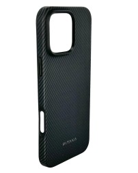 Накладка для i-Phone 16 Pro Max 6.9" Pitaka Military-Grade Protective Case черно-серый