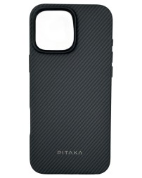 Накладка для i-Phone 16 Pro Max 6.9" Pitaka Military-Grade Protective Case черно-серый