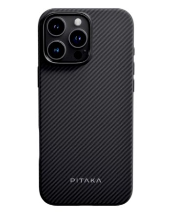  Накладка для i-Phone 16 Pro Max 6.9&quot; Pitaka Military-Grade Protective Case черно-серый