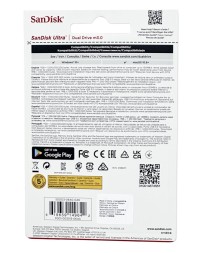 3.0 USB флеш накопитель SanDisk Dual Drive Ultra 64GB OTG (SDDD3-064G-G46)