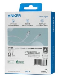 Usb Кабель-зарядка Type-C на Type-C Anker (A8553P63) 240W 1.8м бирюзовый