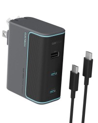 Сетевое зар. устр. Cuktech Gan AD1003EU с шнуром Type-C на Type-C 1USB/2С 100W серое