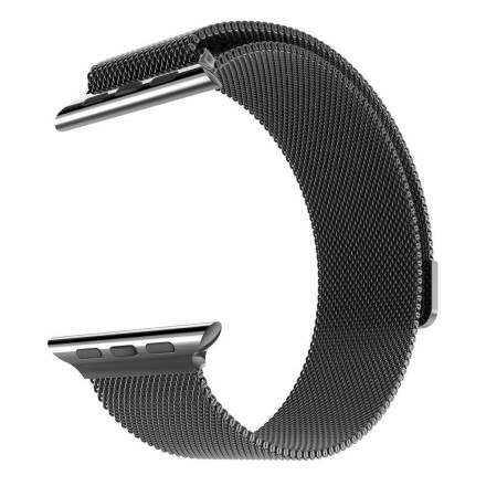  Сменный браслет для Apple Watch 38-40mm Milano №03 графитовый