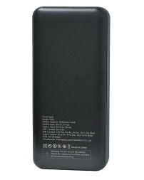 Powerbank EOFE G201 20000mAh 3A /22.5W 2USB/Type-C с дисплеем чёрный