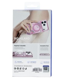 Накладка для i-Phone 17 Pro Max Keephone Roseland MagSnap розовая