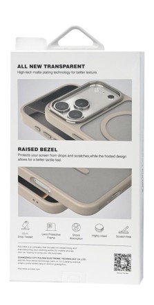  Накладка для i-Phone 17 Pro Puloka Magsafe черный