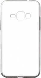 Чехол-накладка силикон 0.5мм Samsung Galaxy J1 (2016) прозрачный