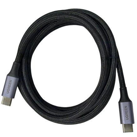  Usb Кабель-зарядка Type-C на Type-C Ugreen US316 5A 100W 3м серо-черный