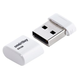 USB флеш накопитель Smartbuy 64GB Lara White (SB64GBLARA-W)