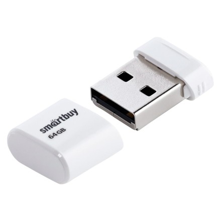  USB флеш накопитель Smartbuy 64GB Lara White (SB64GBLARA-W)
