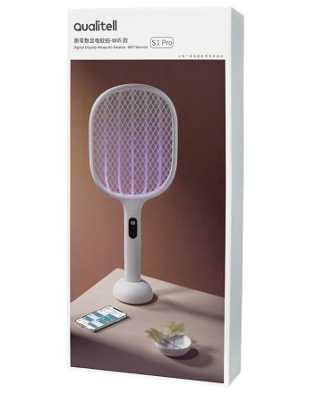  Электрическая мухобойка Qualitell Digital Display WiFi Mosquito S1 Pro ZSS210903 белый