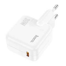 Сетевое зар. устр. Hoco C112A 1C PD/QC3.0 30W белое