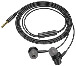 Стереонаушники Borofone BM87 с микрофоном 1.2м черные