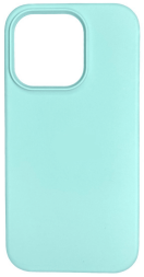 Чехол-накладка i-Phone 15 Pro Silicone icase №17 бирюзовый