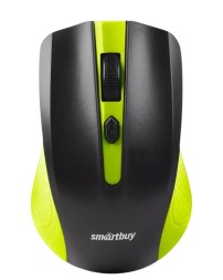 Мышь беспроводная Smartbuy ONE 352AG USB/DPI 800-1200-1600/4 кнопки/2AAA (SBM352AG-GK) зелено-черная