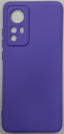  Накладка для Xiaomi Redmi 12X силикон матовый фиолетовый