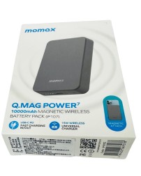 Powerbank магнитный с MagSafe Momax Q. Mag Power7 10000mAh IP107E черный