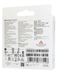 Наушники беспроводные Xiaomi Redmi Buds 6 Active (EU) синие