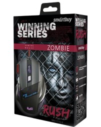 Мышь игровая проводная Smartbuy RUSH Zombie черная (SBM-721G-K)/40