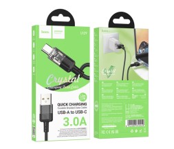 Usb Кабель-зарядка Type-C Hoco U129 3A 1.2м черный