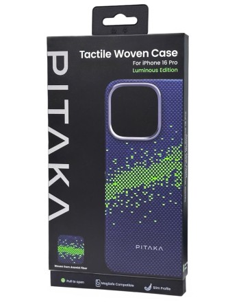  Накладка для i-Phone 16 Pro 6.3&quot; Pitaka StarPeak Luminous Case (Milky way galaxy)