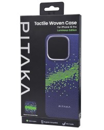 Накладка для i-Phone 16 Pro 6.3" Pitaka StarPeak Luminous Case (Milky way galaxy)