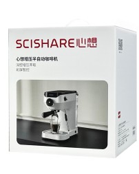 Полуавтоматическая кофемашина Scishare S1181 белая