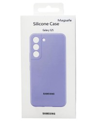 Накладка для Samsung Galaxy S25 MagSafe Silicone Case лиловый