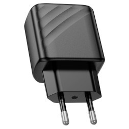 Сетевое зар. устр. Hoco CS23A 1USB/1C 30W черное