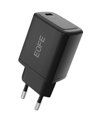  Сетевое зарядное устройство EOFE E204 1C 20W черное