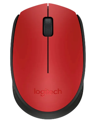  Мышь беспроводная Logitech M170 оптическая 1000DPI красный