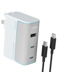 Сетевое зар. устр. Cuktech Gan AD1003EU с шнуром Type-C на Type-C 1USB/2С 100W белое