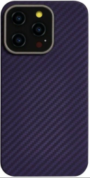 Накладка для i-Phone 14 Pro Max Keephone Kevlar Magsafe фиолетовый