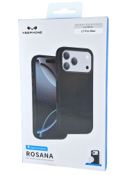 Накладка для i-Phone 17 Pro Max Keephone Rosana MagSnap чёрная
