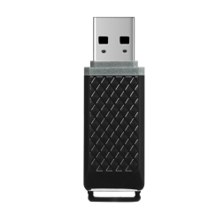 USB флеш накопитель Smartbuy 64GB Quartz series Black (SB64GBQZ-K)