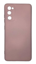 Накладка для Samsung Galaxy S22 Plus Silicone cover без логотипа пудро