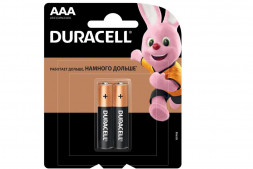 Батарейка алкалиновая Duracell Basic AAA/LR03/BL2