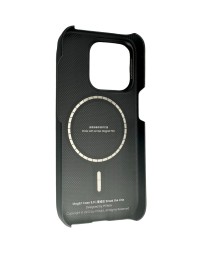 Накладка для i-Phone 15 Pro 6.1&quot; Pitaka Magez Case 5 Aramid Fiber (Break the line)черный