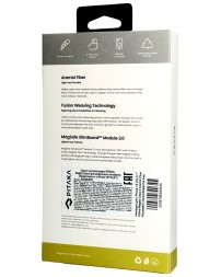 Накладка для i-Phone 15 Pro 6.1" Pitaka Magez Case 5 Aramid Fiber (Break the line)черный