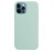  Чехол-накладка i-Phone 12 Pro Max Silicone icase №44 небесно-бирюзовая