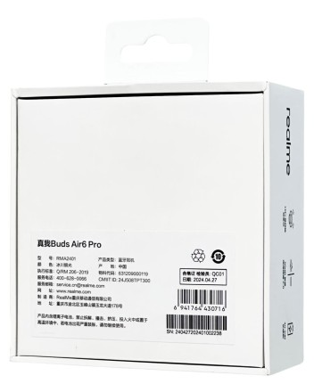  Беспроводные наушники TWS Realme Buds Air 6 Pro RMA2401 голубой