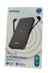 Powerbank с беспроводной зарядкой Momax Q. Power7 10000mAh IP112MFIE темно-серый 