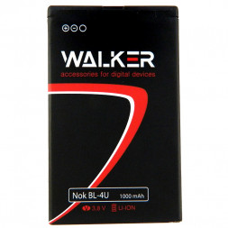 Аккумуляторная батарея Walker для Nokia BL-4U 1000mAh