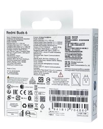Наушники беспроводные Xiaomi Redmi Buds 6 черные