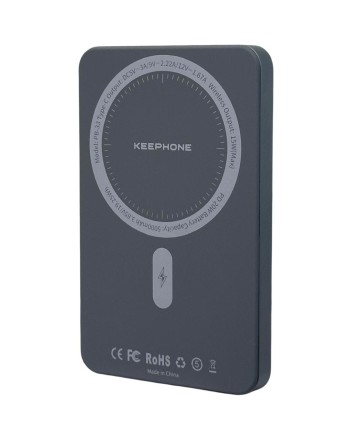  Powerbank с беспроводной зарядкой Keephone Lucci PB-33 5000mAh 1C 20W KPFRAPB-33BK серый