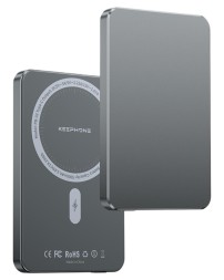 Powerbank с беспроводной зарядкой Keephone Lucci PB-33 5000mAh 1C 20W KPFRAPB-33BK серый