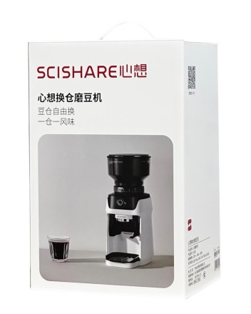  Кофемолка электрическая жерновая Scishare S3201 белая